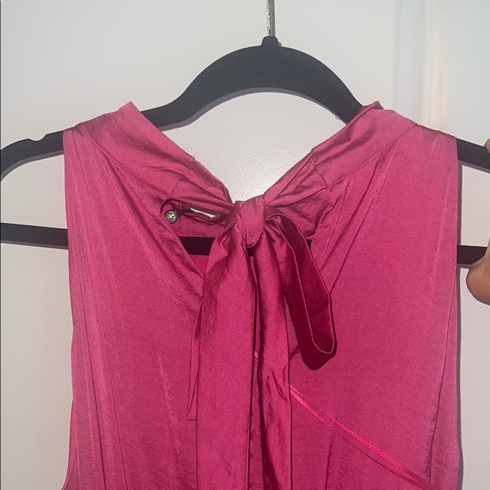Sam Edelman Fuchsia Sleeveless Midi Dress - Picture 4 of 4